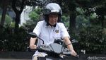 Jonan Jajal Motor Listrik Gesits Buatan Anak Bangsa