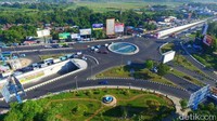 Underpass Simpang Mandai dibangun sejak 2015 dengan pembiayaan menggunakan Anggaran Pendapatan Belanja Negara (APBN) multiyears tahun anggaran 2015-2017. Pool/Dok. Kementerian PUPR.
