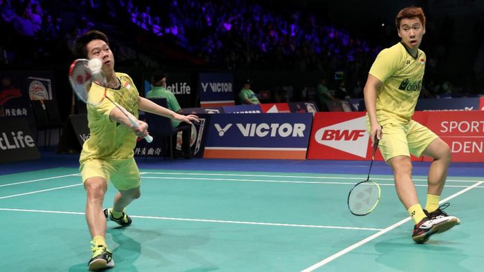 Kevin Sanjaya Sukamuljo/Marcus Fernaldi Gideon (Tim Humas Dan Social Media PP PBSI) Kevin Sanjaya Sukamuljo/Marcus Fernaldi Gideon (Tim Humas Dan Social Media PP PBSI)