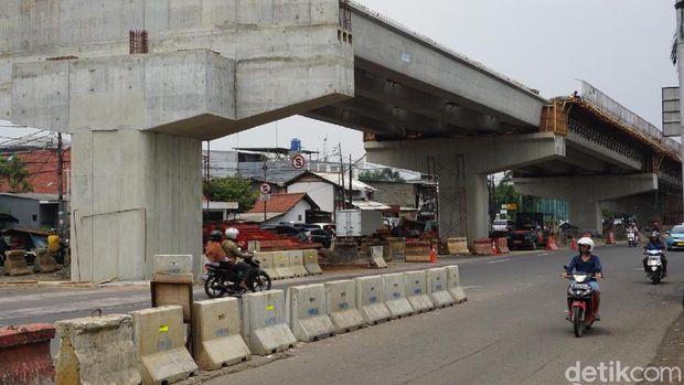 Terancam Molor, Begini Penampakan Proyek Flyover di Cipinang Lontar