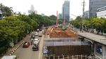 Melihat Lebih Dekat Proyek Underpass Mampang yang Terancam Molor
