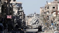 Begini potret saksi bisu kehancuran Kota Raqqa, Suriah. Erik De Castro/REUTERS.