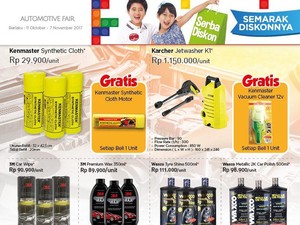 Serba Gratis Perlengkapan Otomotif di Automotive Fair Transmart