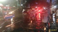 Banjir hingga 70 Cm, Jl Kemang Utara IX Tak Bisa Dilalui