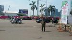 Foto: Asap Membubung dari Latihan Paspampres di Kemayoran