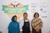 Di Hari Chef Sedunia 2017, Nestle Ajak Siswa SD Makan Banyak Buah dan Sayur