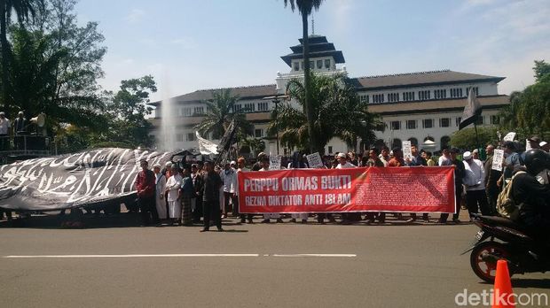 Forum Ulama dan Tokoh Jabar Gelar Demo Tolak Perppu Ormas