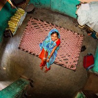 Kamar tidur gadis 17 tahun di India. Foto: Dok. John Thackwray My Room Project