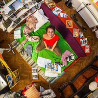 Kamar tidur di Bucharest, Romania. Foto: Dok. John Thackwray My Room Project