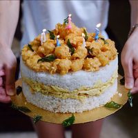 Bosan Kue  Ulang  Tahun  Biasa Cobain Salted Egg Cake yang 