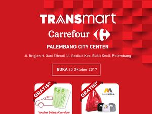 Promo Groseri hingga Elektronik di Transmart Palembang City Center