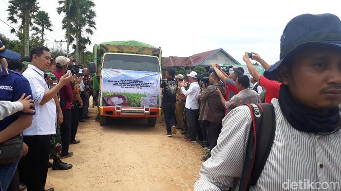 Indonesia mengekspor 25 ton beras ke Malaysia./Foto: Fadhly Fauzi Rachman/detikFinance Indonesia mengekspor 25 ton beras ke Malaysia./Foto: Fadhly Fauzi Rachman/detikFinance