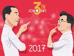 PolMark: Dianggap Kerjanya Terbukti, 57,6% Warga Puas dengan Jokowi