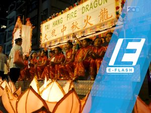 Tarian Naga Berapi Jadi Tradisi di Hong Kong