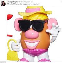 Ssst, Gosipnya Wanita di Samping Donald Trump Ini Melania Trump Palsu