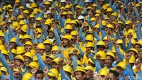 Kegiatan sertifikasi serentak dilaksanakan di 7 kota di Indonesia dengan jumlah peserta 9.700 orang tenaga kerja konstruksi. Pool/Setkab.
