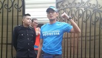 Wagub Sandiaga Uno menepati janji untuk lari pagi ke Balai Kota dari rumah. Dia memulainya hari ini.  (Taufiq/detikcom)