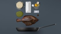 Mikkel membuat foto ini untuk peralatan masak merek Eva. Pan datar ini, misalnya, cocok untuk memasak ikan goreng bersama tepung dan telur. Foto: Mikkel Jul Hvilshoj