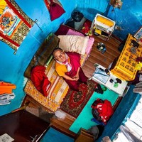 Kamar tidur di Kathmandu, Nepal. Foto: Dok. John Thackwray My Room Project