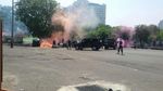 Foto: Asap Membubung dari Latihan Paspampres di Kemayoran