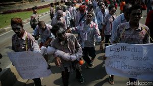 Zombie Serbu Istana Tagih Janji Jokowi-JK