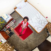Kamar tidur di Kigali, Rwanda. Foto: Dok. John Thackwray My Room Project
