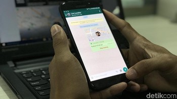 Tampilan saat pesan sudah dikirim. Foto: Adi Fida Rahman/detikINET