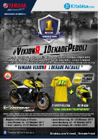 Yamaha Ajak Donasi dan Lelang VixionR_1 DekadePeduli