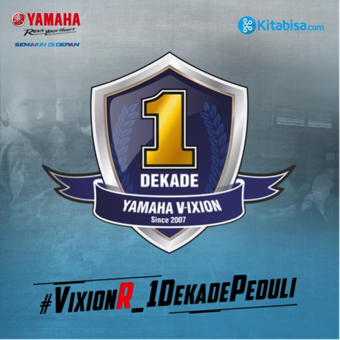 Yamaha Ajak Donasi dan Lelang VixionR_1 DekadePeduli