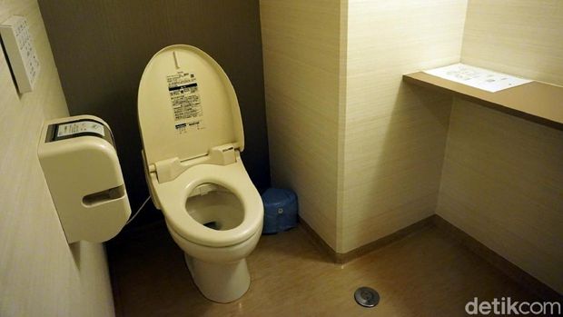 Toilet Jepang yang terkenal canggih (Wahyu/detikTravel)