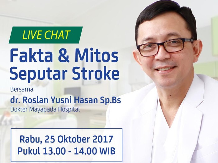Live chat Mitos dan Fakta Seputar Stroke/Foto: detikcom Live chat Mitos dan Fakta Seputar Stroke/Foto: detikcom