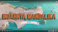 Jokowi dan Tuan Guru Bajang Pamer Indahnya Mandalika lewat Vlog