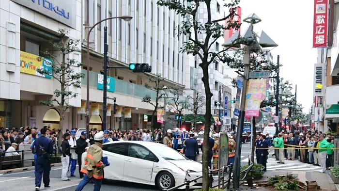 Mobil yang Disopiri Kakek 85 Tahun Tabrak Para Pejalan Kaki di Tokyo