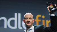 Jeff Bezos. Pendiri Amazon ini memiliki harta Rp 81,5 miliar atau sekitar Rp 1.100 triliun. Dalam setahun jumlah harta Bezos mencapai US$ 14,5 miliar atau sekitar Rp 196 triliun. Spencer Platt/Getty Images