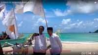 Jokowi dan Tuan Guru Bajang Pamer Indahnya Mandalika lewat Vlog