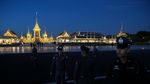 Melihat Latihan Prosesi Pemakaman Raja Thailand