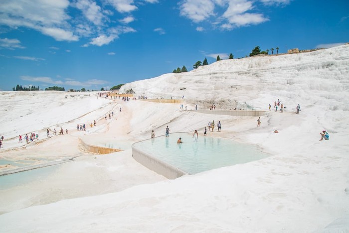 pemandian air panas lumpur putih Pamukkale