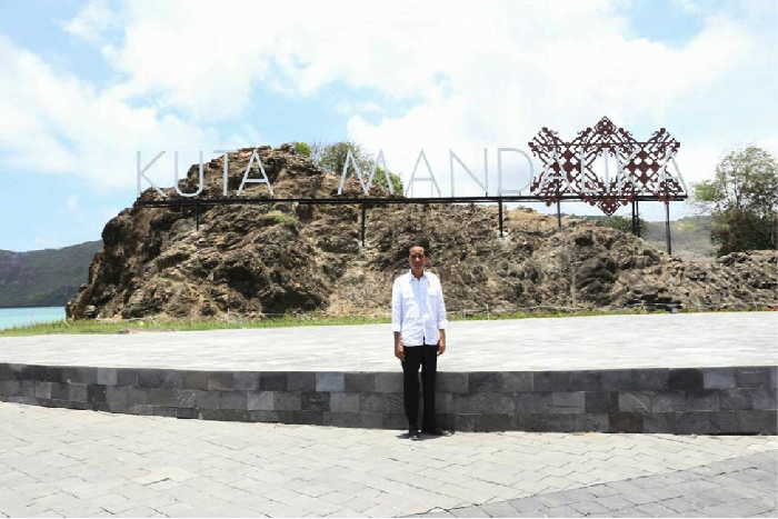 Presiden Jokowi Terpukau dengan Keindahan Mandalika