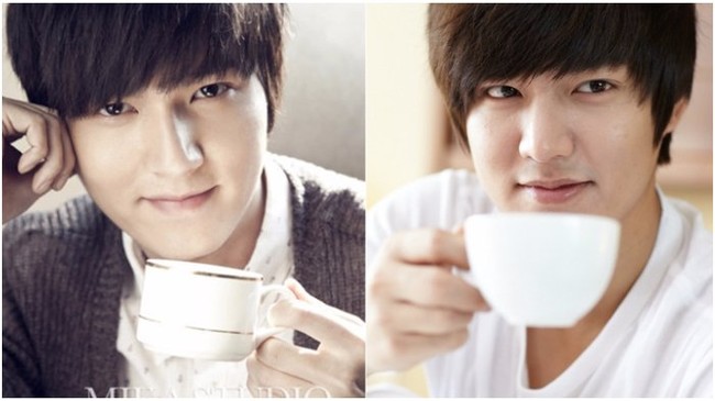 Bisa bedakan yang mana Lee Min Ho dan pria biasa? Pria bernama Ye Xiao Kai (foto di sebelah kanan) merupakan seorang reporter asal China yang mendadak viral karena wajahnya mirip dengan bintang serial Boys Before Flower itu. Foto: ist.