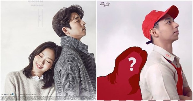 Masih dari bintang Goblin kali ini Gong Yoo yang punya kembaran. Orang yang mirip dengannya itu adalah petugas pengantar makanan di KFC Filipina. Foto: ist.