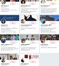 Ini 11 akun yang ada di kolom 'following' akun Twitter KFC Amerika.