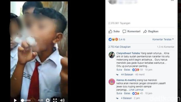 Viral, Video Anak SD di Trenggalek Ramai-ramai Isap Vapor