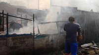 Lokasi kebakaran terjadi di Jalan Mampang II, RT 06/02, Jakarta Selatan