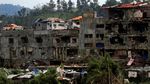 Reruntuhan dan Jejak Berantas Teroris Pro-ISIS di Marawi