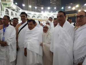 Tiba di Mekah, Wapres JK Tunaikan Ibadah Umrah