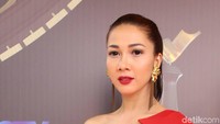 Andrea Dian saat menghadiri suatu acara di kawasan Daan Mogot, Jakarta Barat pada akhir pekan lalu. Pool/Ismail/detikFoto.