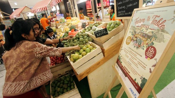 Keren! Buah dan Sayur Lokal Masuk Mal
