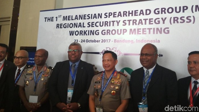 Kapolri Buka Pertemuan Melanesian Spearhead Group di Bandung