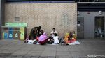 Foto: Pahlawan Devisa Piknik di Victoria Park, Hong Kong