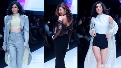 Genit, Seksi dan Menawan! Aksi Para Selebriti di Jakarta Fashion Week 2018
